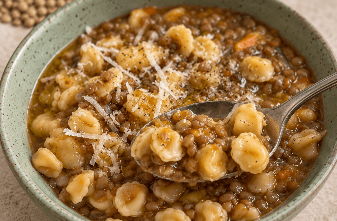 Pasta e lenticchie