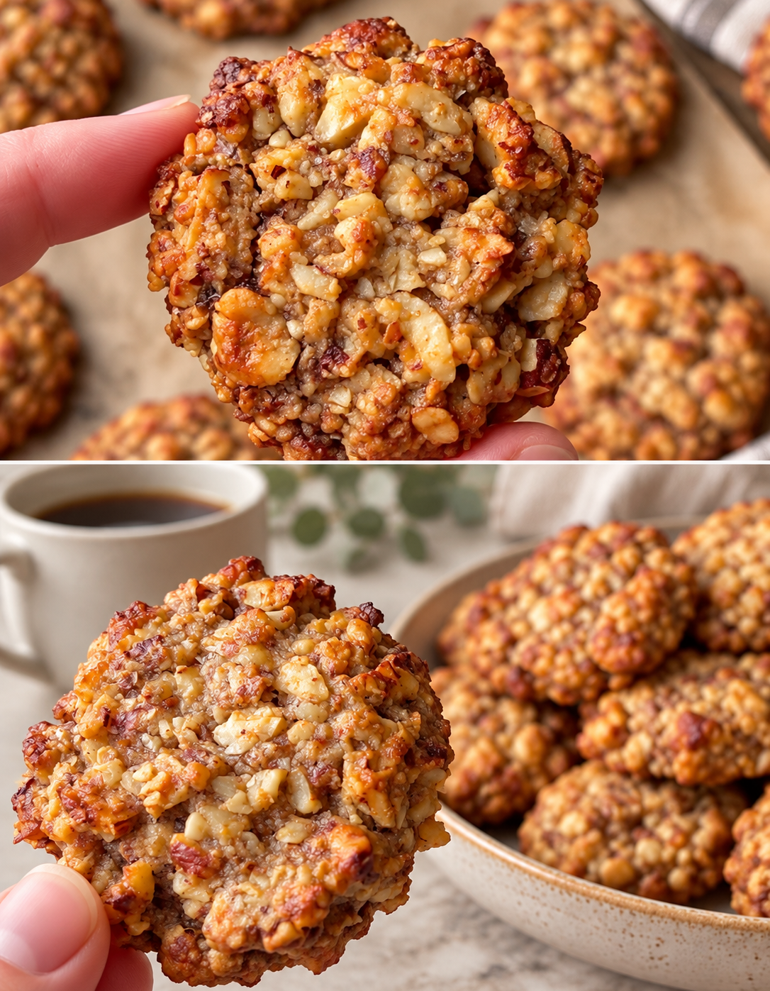 Biscotti di mele e frutta secca