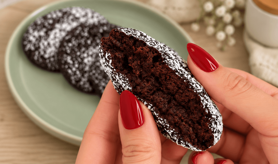 Biscotti proteici albumi e cacao