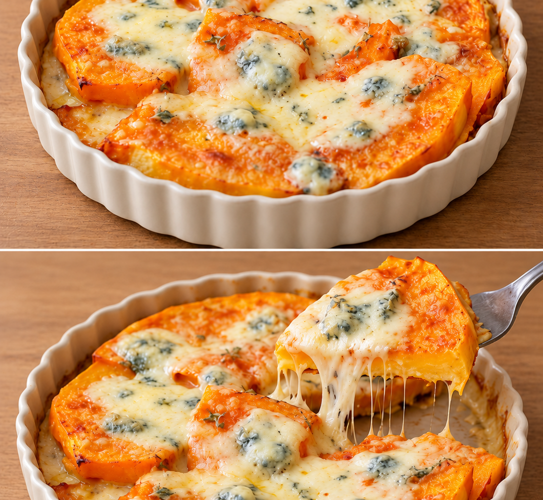 Sformato di zucca e formaggio