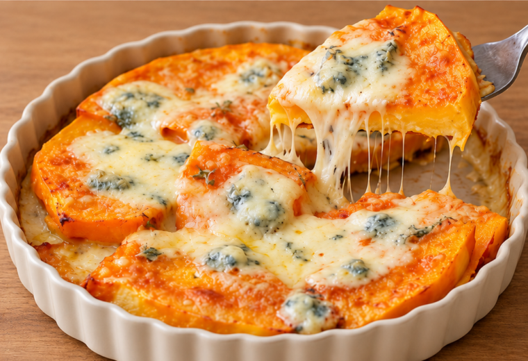 Sformato di zucca e formaggio