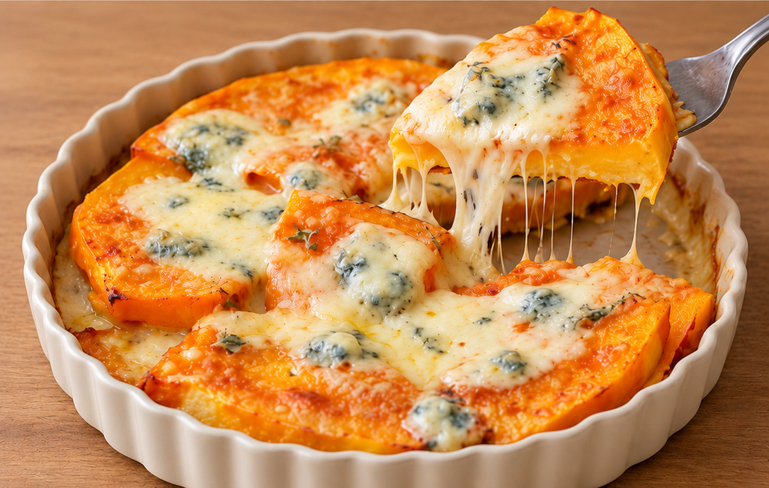 Sformato di zucca e formaggio