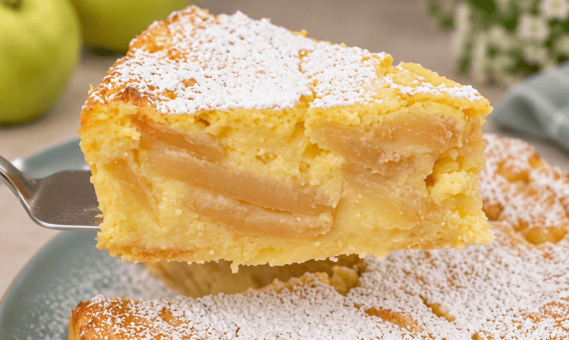 Torta di ricotta e mele