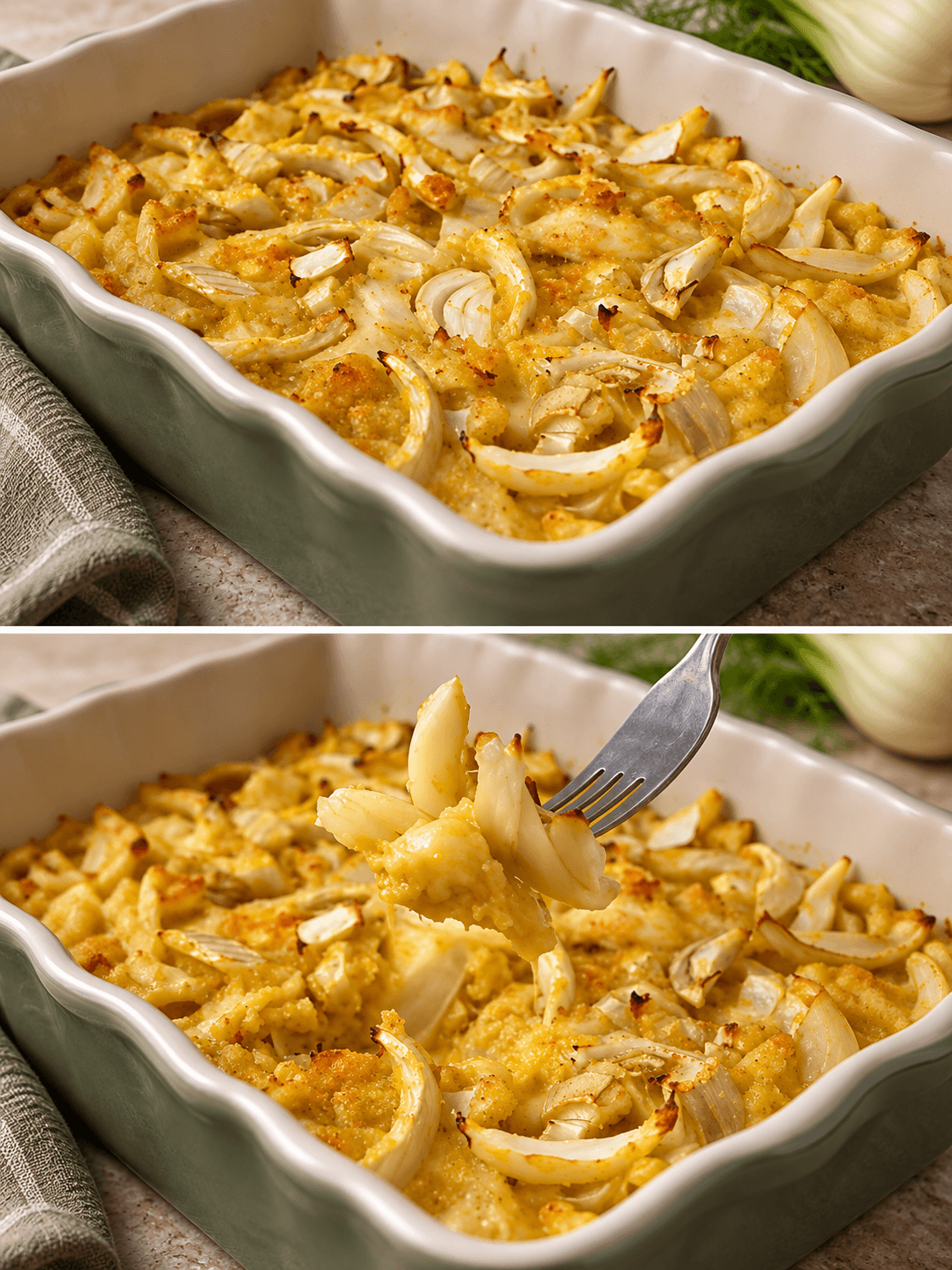 Finocchi gratinati