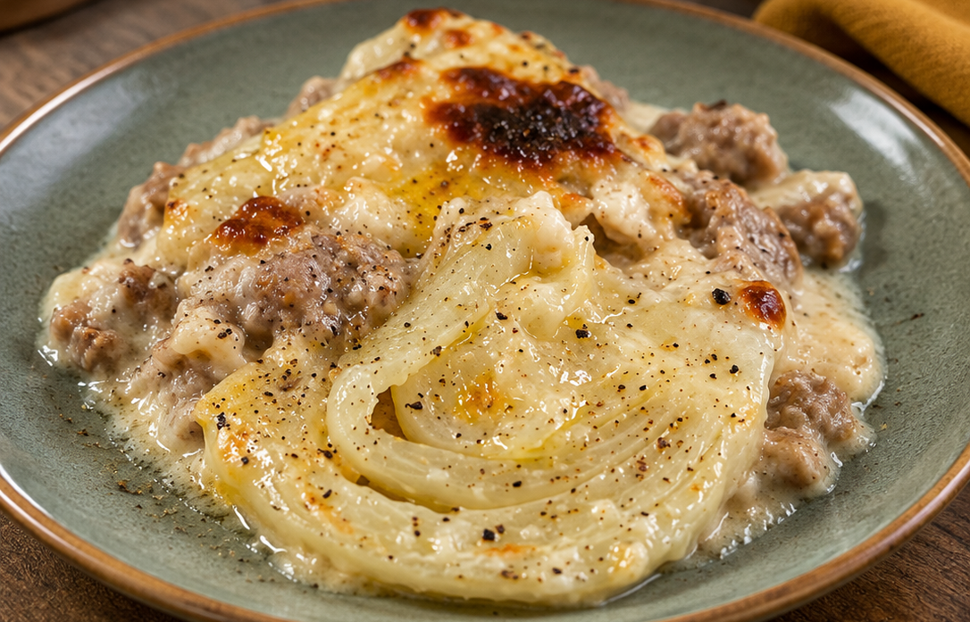 Finocchi gratinati con besciamella e macinato