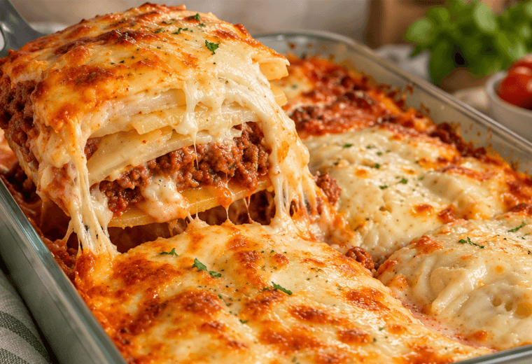 Lasagna di patate e macinato