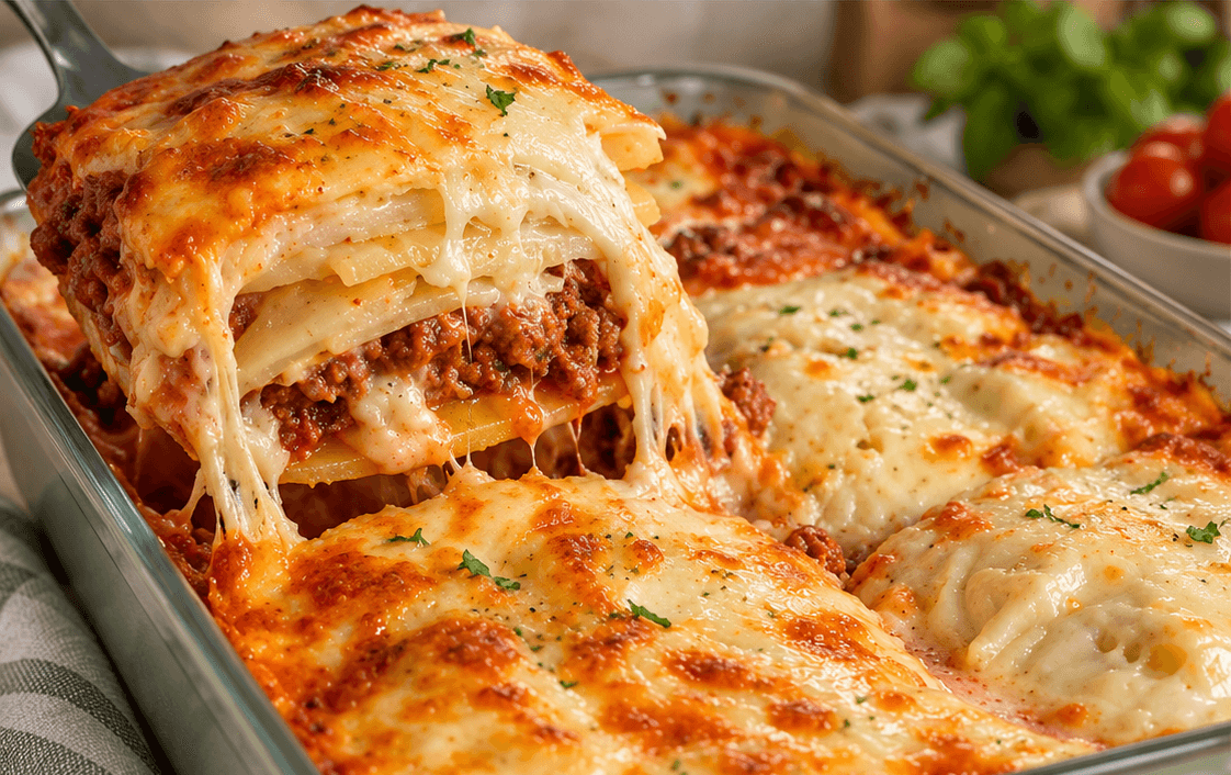 Lasagna di patate e macinato