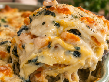 Lasagne con zucca e cavolo nero