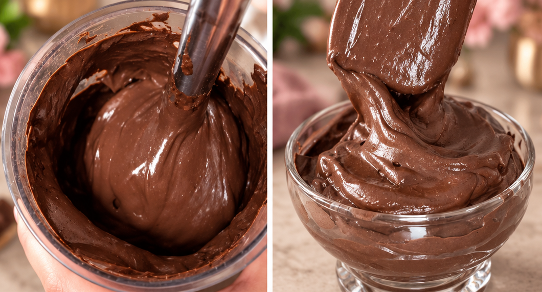 Mousse proteica al cacao