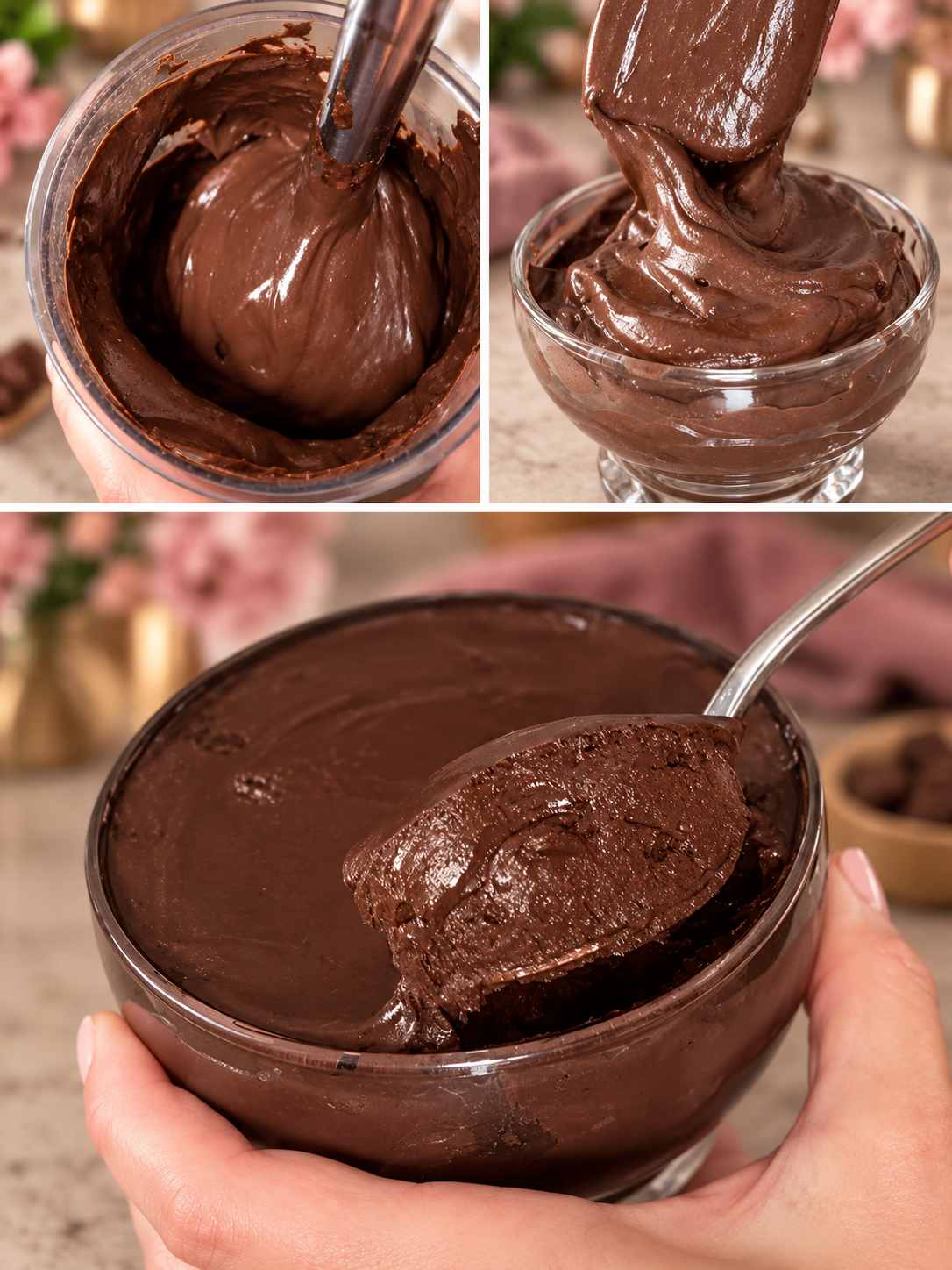 Mousse proteica al cacao