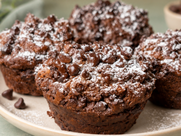 Muffin proteici al cacao