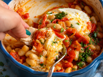 Pomodori arrosto con fagioli