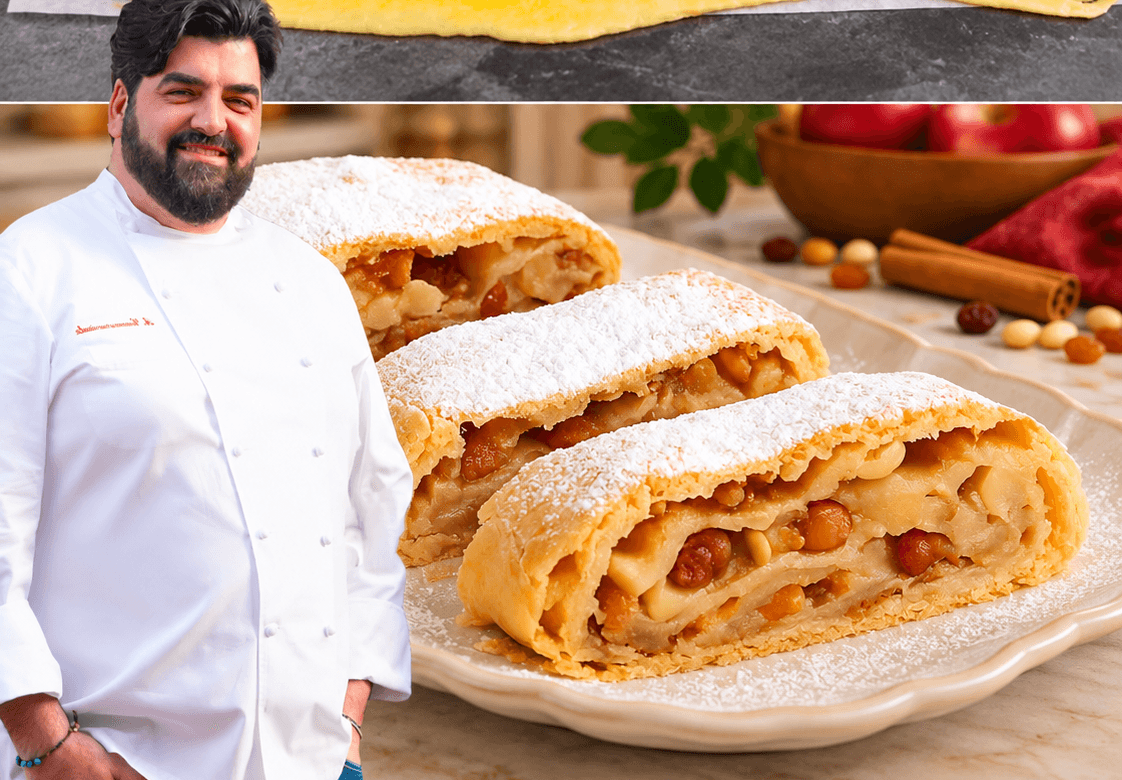 Strudel di mele di Antonino Cannavacciuolo