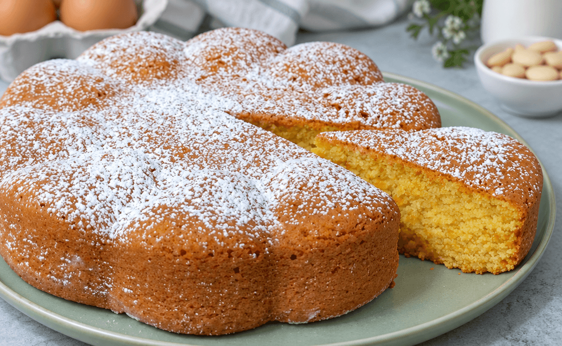 Torta soffice alle carote e mandorle