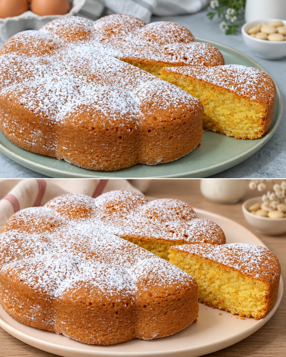 gâteau aux carottes et aux amandes