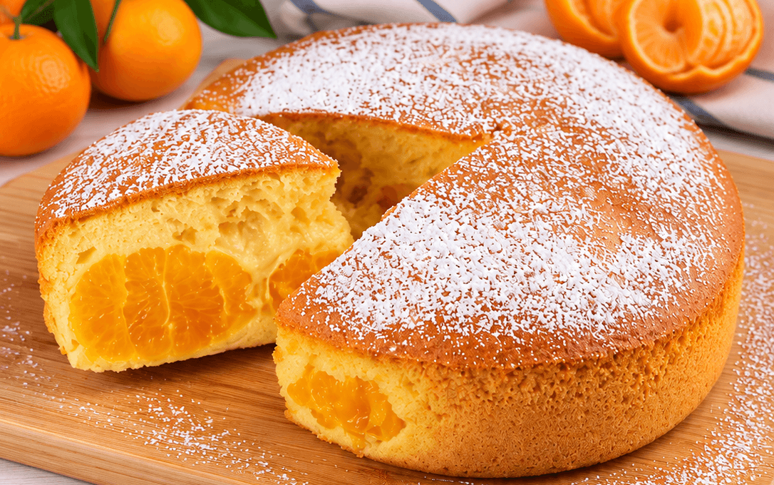 Torta soffice ai mandarini