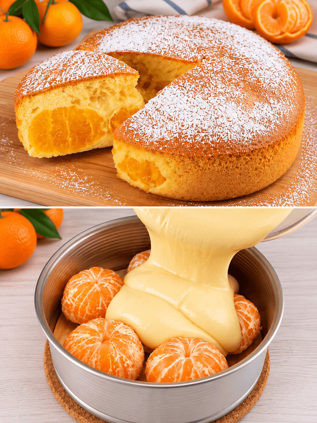 Torta soffice ai mandarini