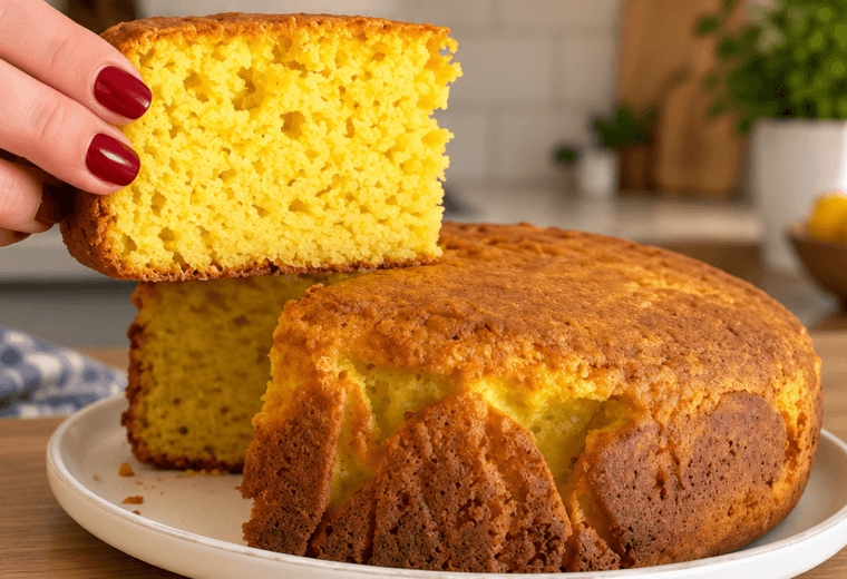 Torta all’arancia senza uova e burro