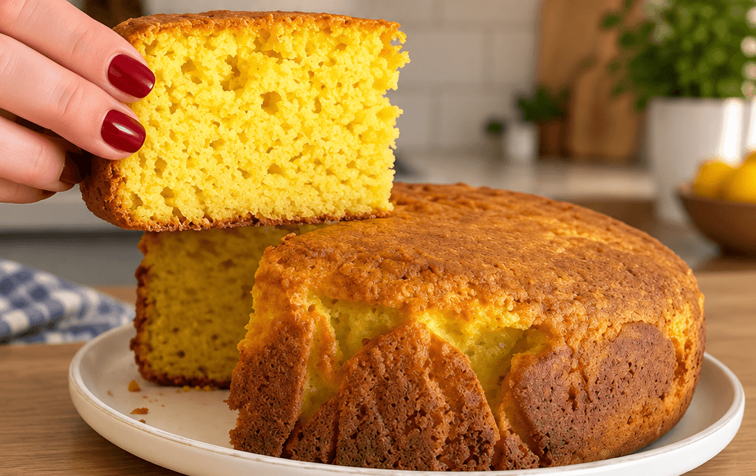 Torta all’arancia senza uova e burro