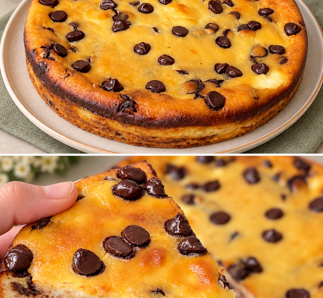 Torta cremosa di ricotta e cioccolato