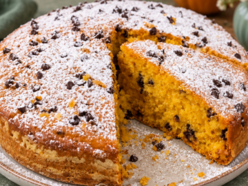 Torta di zucca e cioccolato