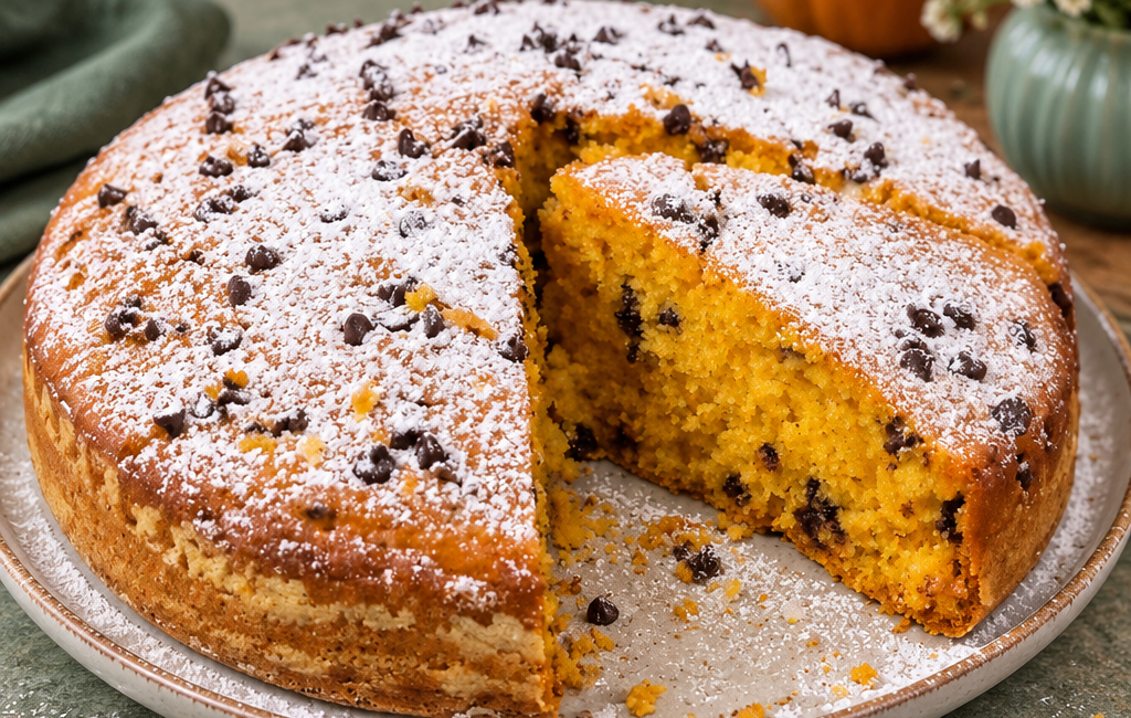 Torta di zucca e cioccolato