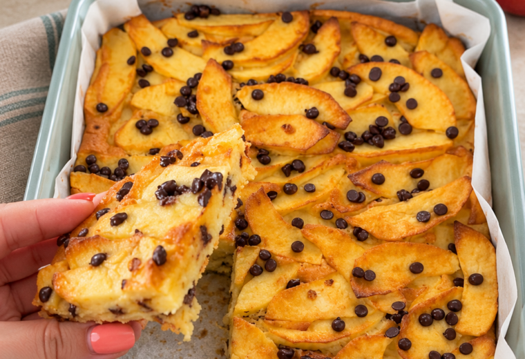 Torta di mele e cioccolato