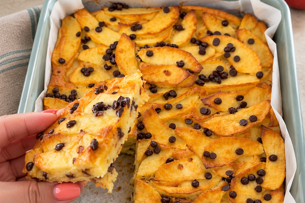 Torta di mele e cioccolato